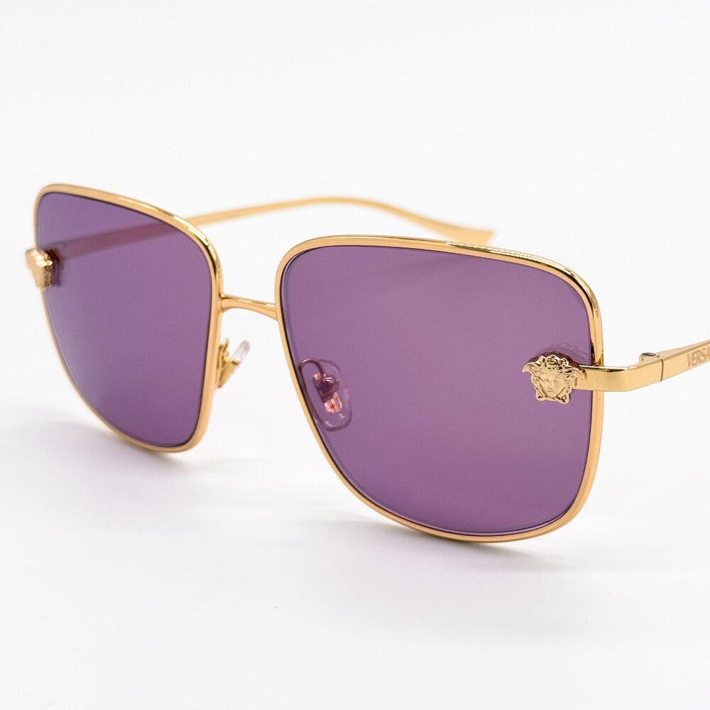 NEW VE2282 1002/AK VERSACE GOLD PINK SUNGLASSES VE2282 1002AK - Picture 6 of 10